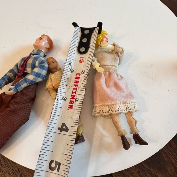 Vintage Rare 80s G Pierce Toys GPT Dollhouse Modern Family Bendable Dolls - Picture 4 of 8